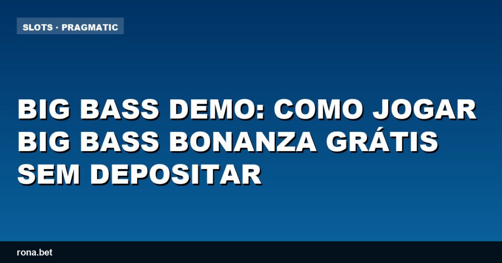 Imagem de um jogo Big Bass Demo com peixes e iscas coloridas na tela.
