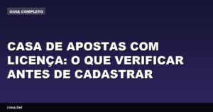 Imagem ilustrativa de uma casa de apostas com licença, destacando segurança e confiabilidade.