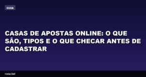 Imagem ilustrativa sobre casas de apostas online e dicas para cadastro seguro.