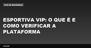 Imagem ilustrativa sobre a plataforma esportiva vip e suas funcionalidades.