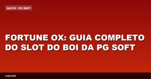 Imagem do jogo Fortune Ox da PG Soft com gráficos vibrantes e símbolos de sorte.