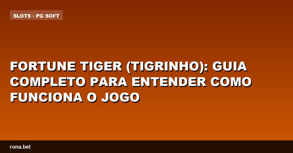 Imagem do jogo Fortune Tiger com gráficos vibrantes e personagens divertidos.