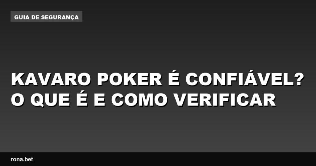 Imagem de um jogador analisando cartas em uma mesa de kavaro poker.