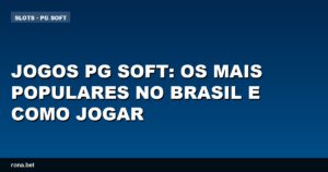 Imagem de jogos PG Soft em destaque, mostrando gráficos vibrantes e personagens envolventes.