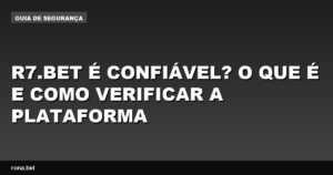Imagem de um computador exibindo o site r7.bet, com informações sobre sua confiabilidade.