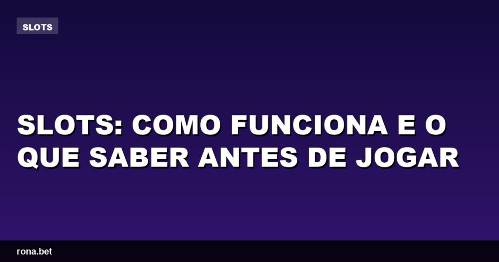 Imagem de uma máquina de slots com símbolos coloridos e luzes piscantes.
